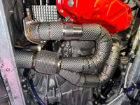 GRP Stainless Steel Shorty Race Headers & Performance Mid-Pipes for Emira, Evora & Exige V6